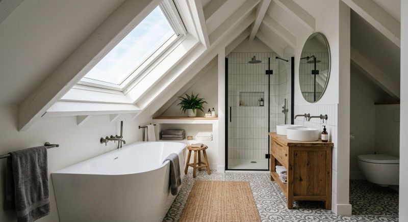 Attic Bathroom Remodeling in Millsboro, DE