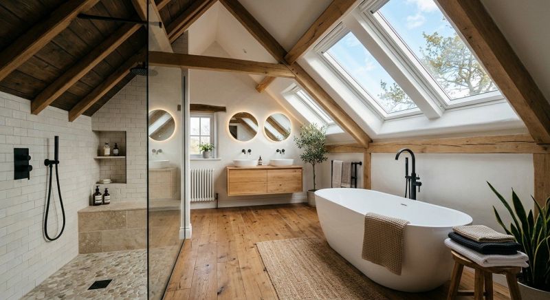 Attic Bathroom Remodeling in Millsboro, DE